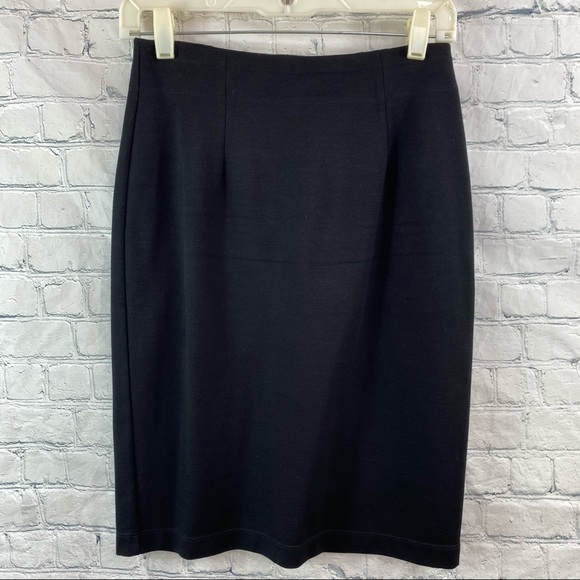 Eileen Fisher Petite Pencil Pull On Stretch Skirt